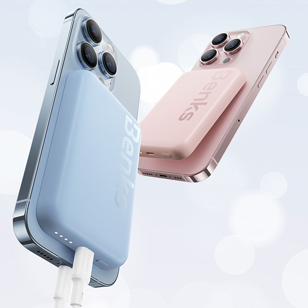 Benks MP10 M-safe Magnetik İnce Tasarımlı Powerbank 6000mAh Siyah