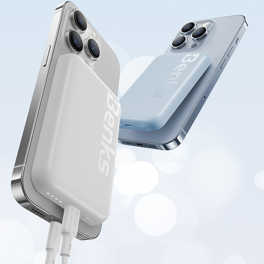 Benks MP10 M-safe Magnetik İnce Tasarımlı Powerbank 6000mAh Siyah