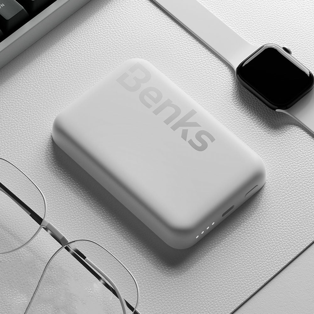 Benks MP10 M-safe Magnetik İnce Tasarımlı Powerbank 6000mAh Siyah