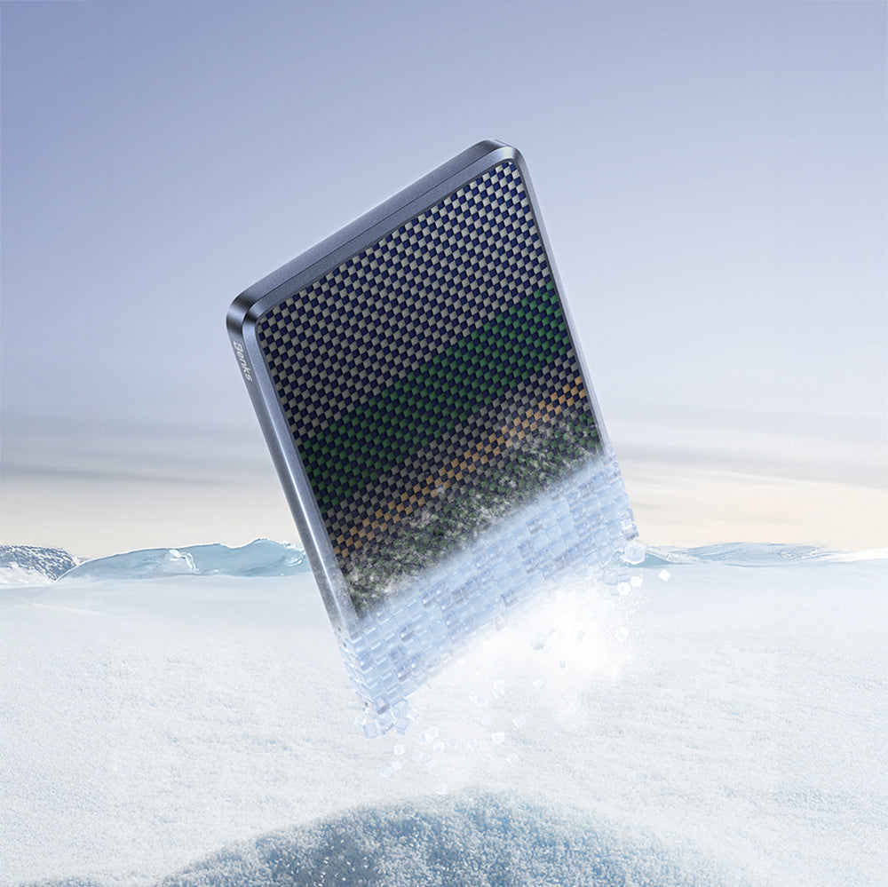 Benks MP15 ArmorGo M-safe Şarj Özellikli Ultra İnce Aurora Serisi Aramid Fiber Powerbank 15W 5000mAh Siyah-Yeşil