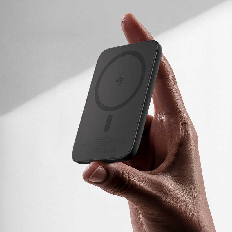 Benks MP01 M-safe Magnetic Slim Powerbank 5000 Mah Beyaz