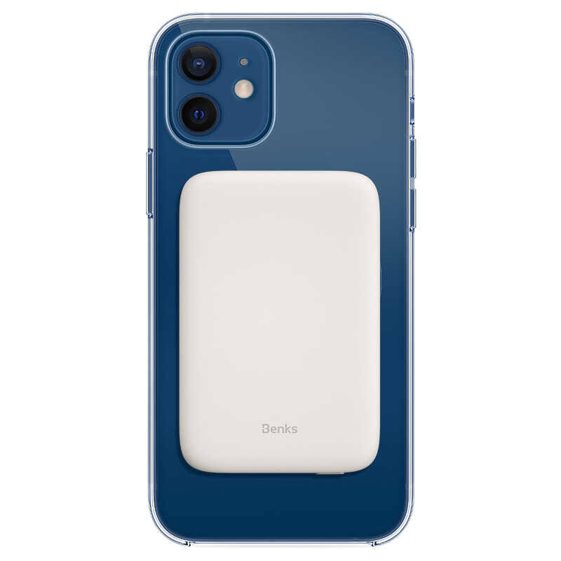 Benks MP01 M-safe Magnetic Slim Powerbank 5000 Mah Beyaz