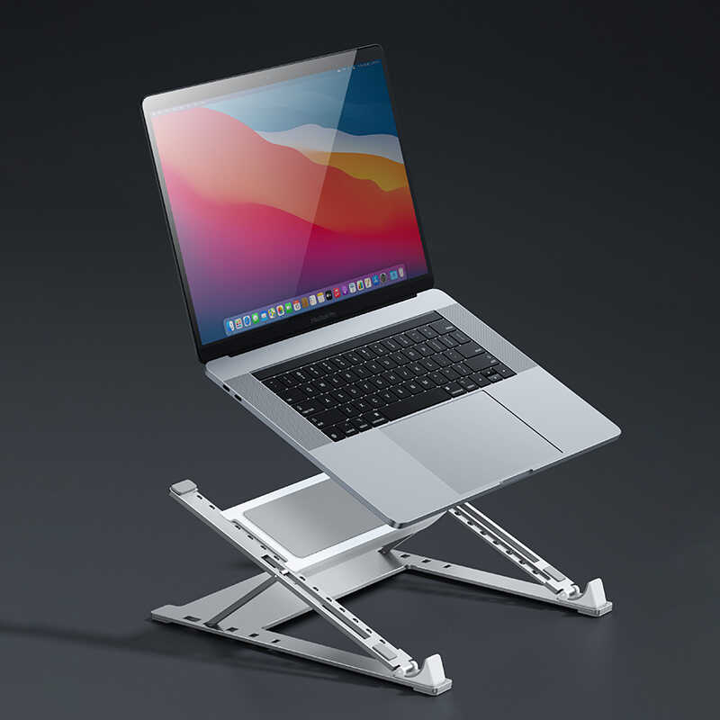 Benks SR03 Fanlı Laptop Standı Gümüş