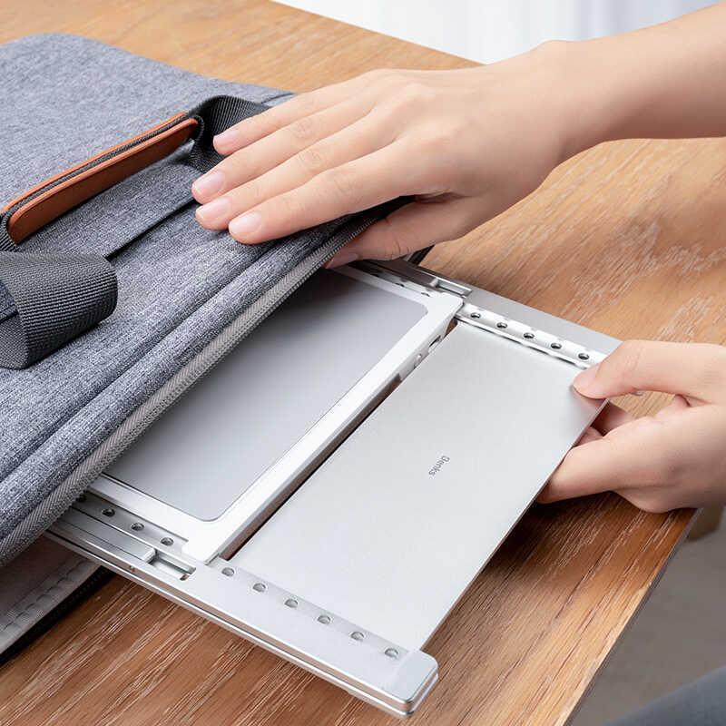 Benks SR03 Fanlı Laptop Standı Gümüş
