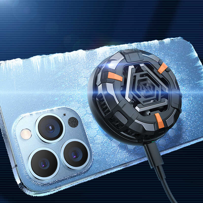 Benks SR05 Whirlwind Magnetic Telefon Soğutucu Fan Siyah