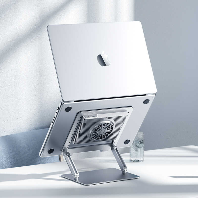 Benks SR06 Fanlı Soğutucu Laptop Standı Gümüş