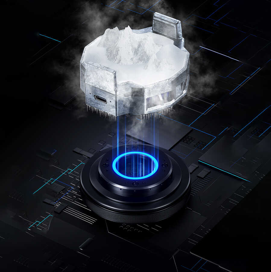 Benks SR07 Fırtına Telefon Soğutucu Fan Siyah