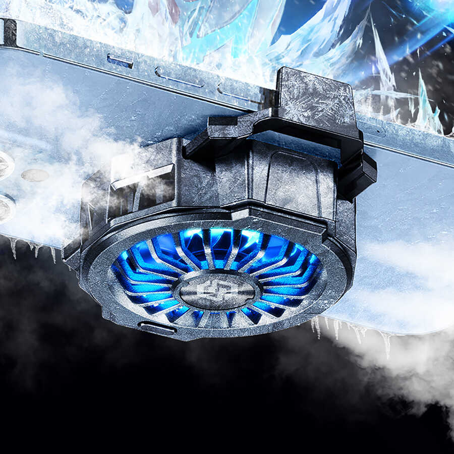 Benks SR07 Fırtına Telefon Soğutucu Fan Siyah