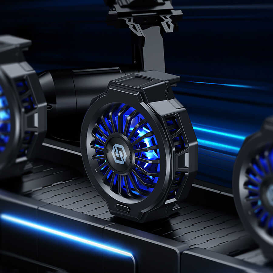 Benks SR07 Fırtına Telefon Soğutucu Fan Siyah