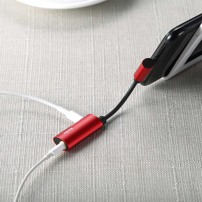 Benks U40 2 in 1 Lightning Audio Adaptör Siyah
