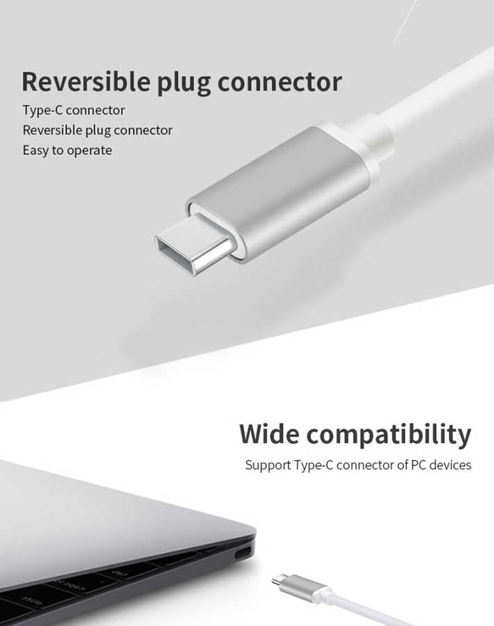 Benks Usb 3.1 Type-C to HDMI Adaptör Rose Gold