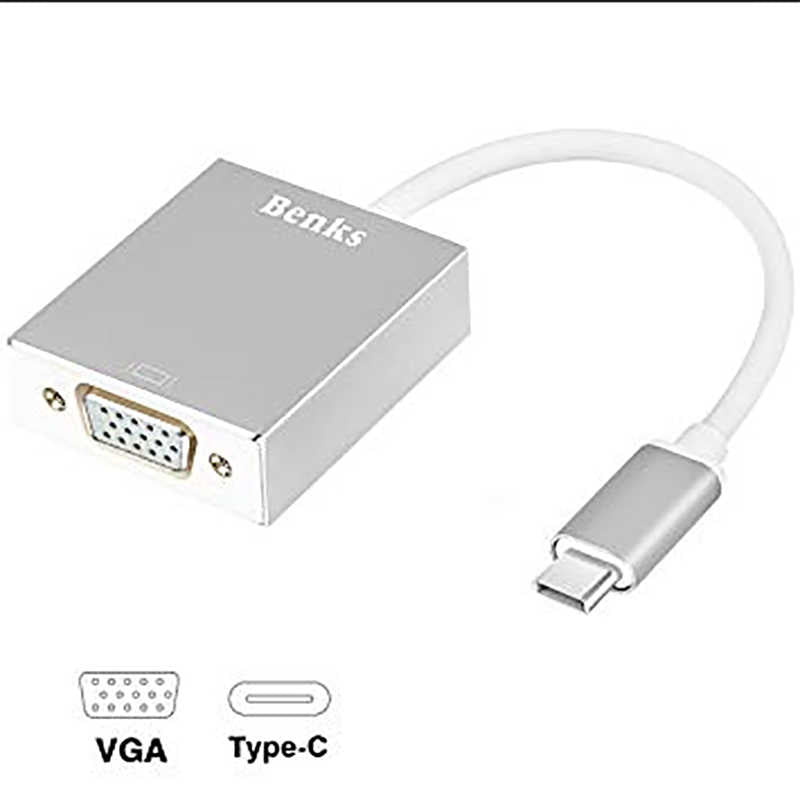 Benks Usb 3.1 Type-C to VGA Adaptör Rose Gold