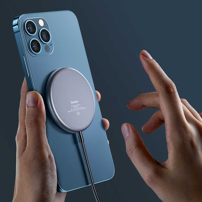 Benks W06 M-safe Wireless Şarj Aleti Siyah