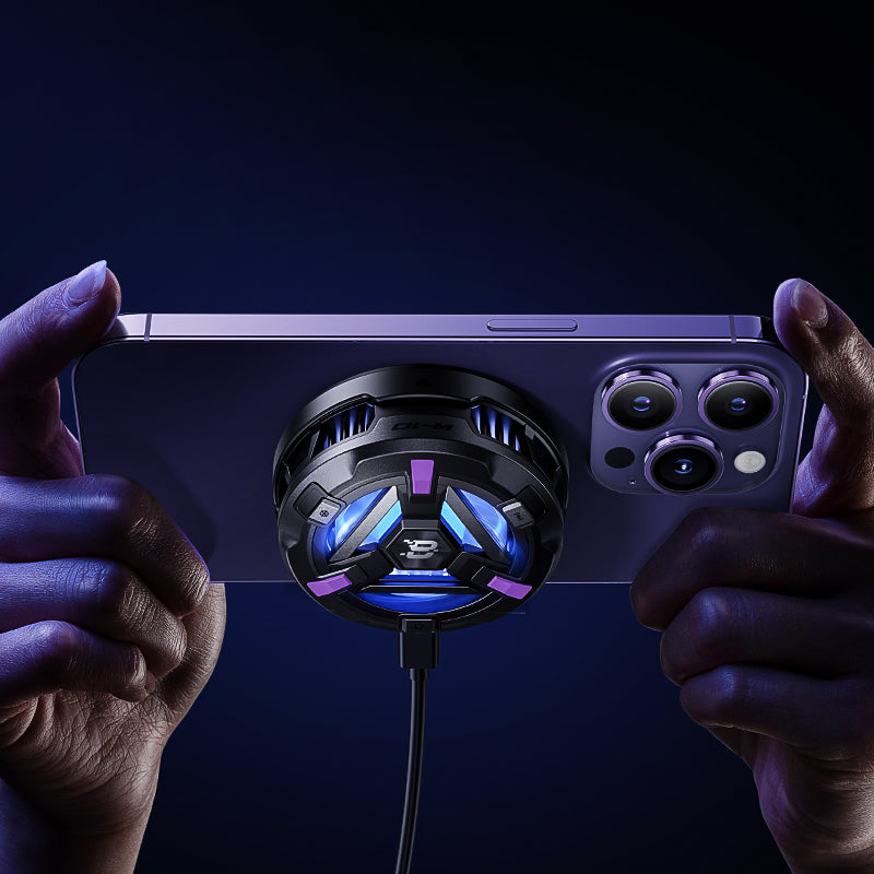 Benks W10 15W Wireless Şarj Özellikli Telefon Soğutucu Fan Siyah