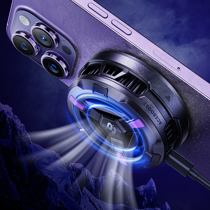 Benks W10 15W Wireless Şarj Özellikli Telefon Soğutucu Fan Siyah