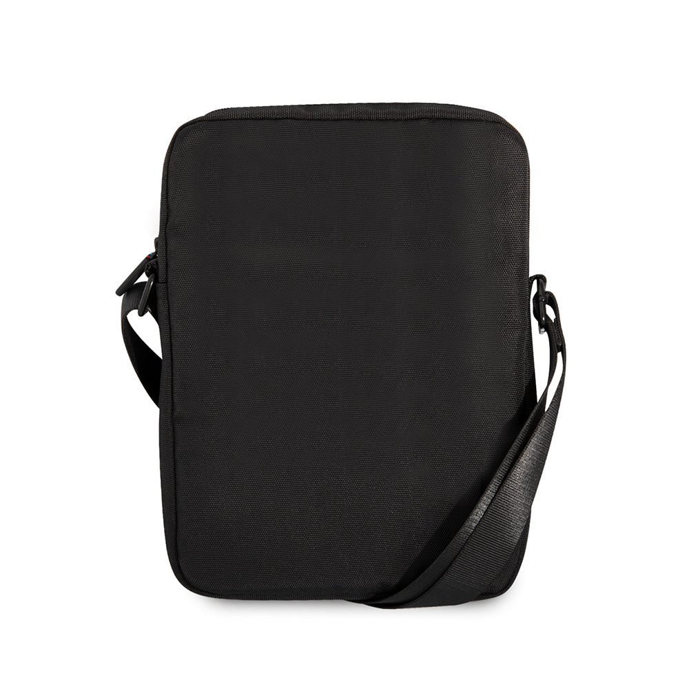 BMW Orjinal Lisanslı Metal Logolu Fermuarlı Çapraz Askılı Tablet Çantası Siyah