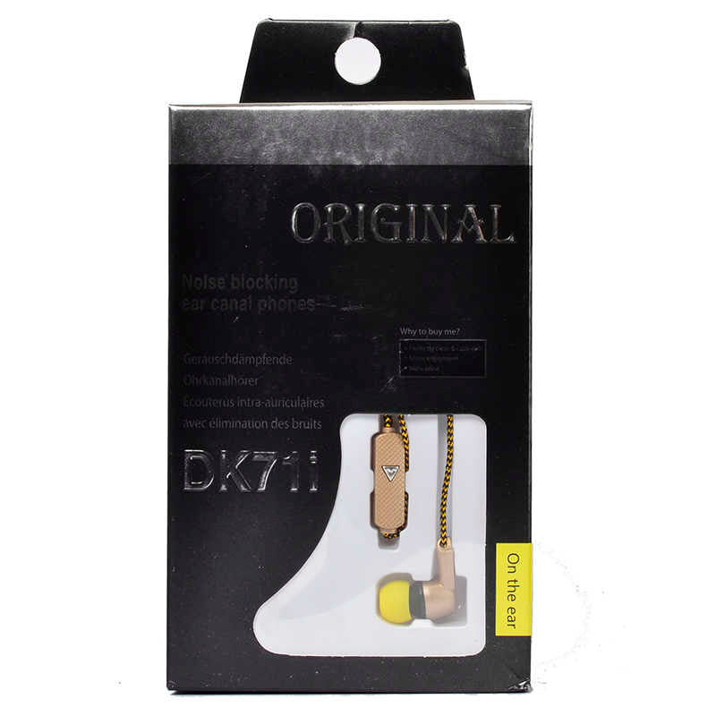 DK71i Mp3 Kulaklık Kumandalı Gold