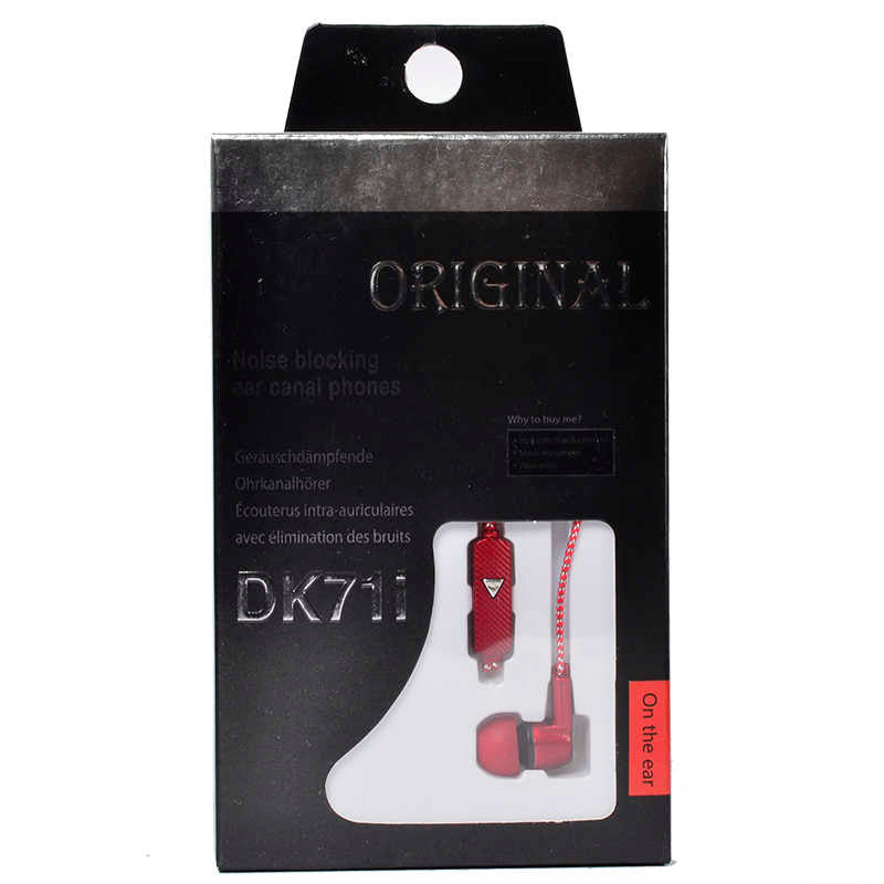 DK71i Mp3 Kulaklık Kumandalı Kırmızı