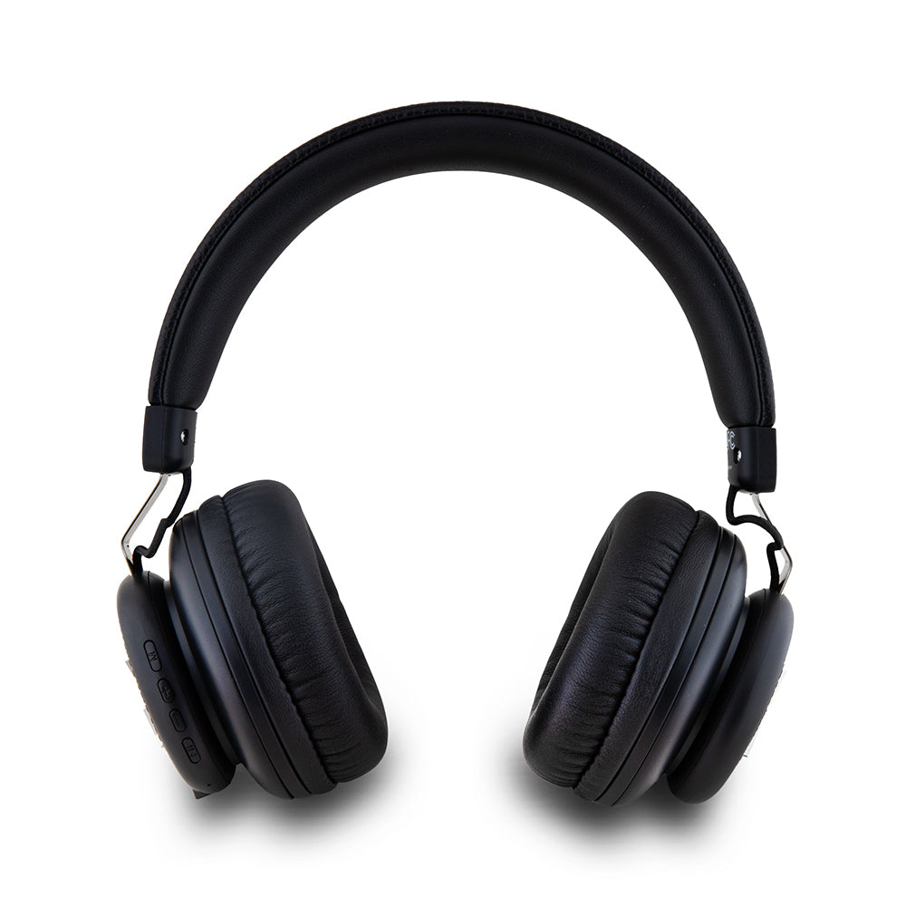 DKNY Orjinal Lisanslı PU Metal Logolu Kulak Üstü Bluetooth Kulaklık Siyah