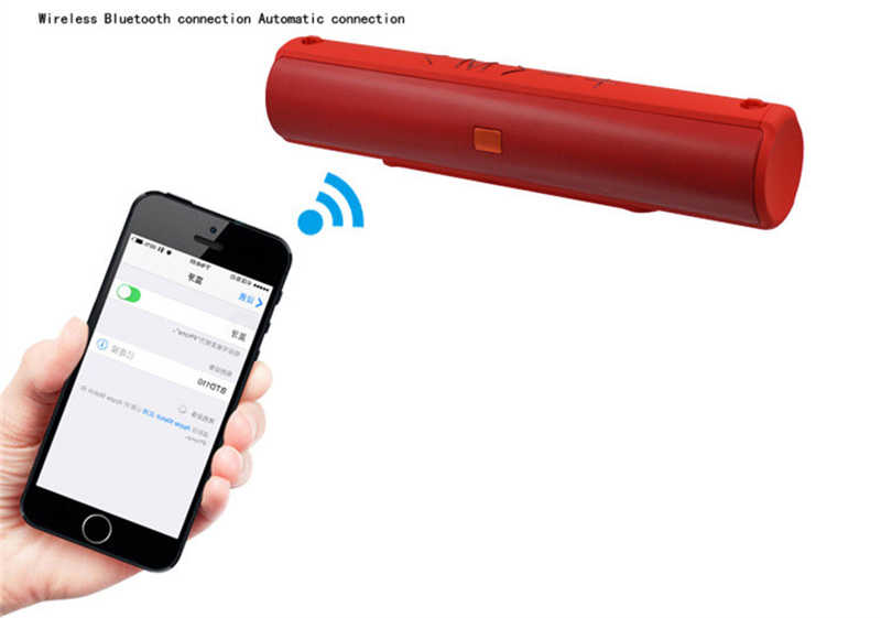 E18 Bluetooth Speaker Hoparlör Gri