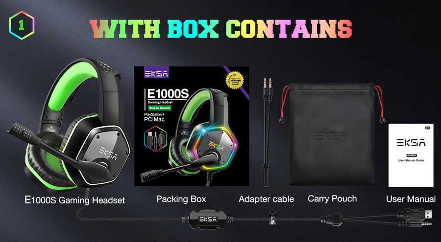 Eksa E1000S 3.5mm Kulaklık Siyah