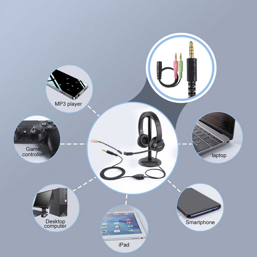 Eksa H12 3.5mm Kulaklık Siyah