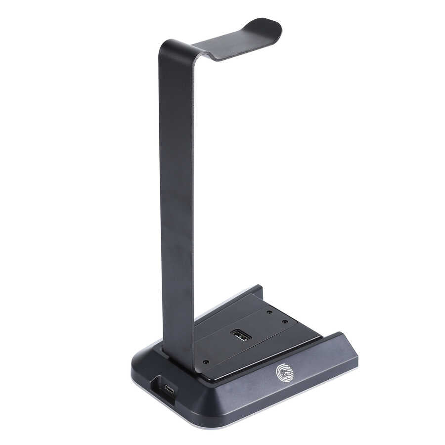 Eksa W1 7.1 Surround 3D Ses Dönüştürücü Kulaklık Standı Siyah