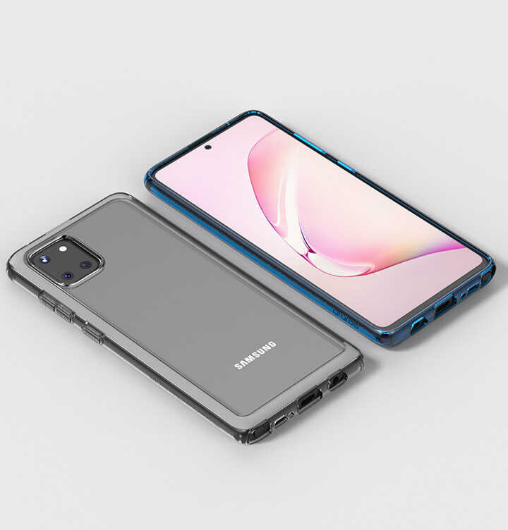 Galaxy A81 (Note 10 Lite) Kılıf Araree N Cover Kapak Mavi