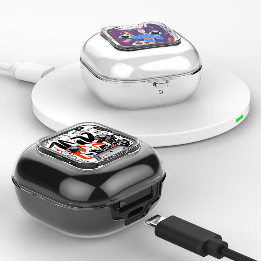 Galaxy Buds Live Kılıf Araree Player Kapak Renksiz
