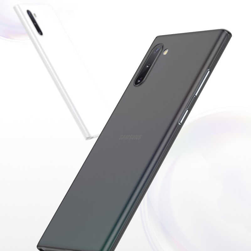 Galaxy Note 10 Kılıf Benks Lollipop Protective Kapak Transparan Beyaz