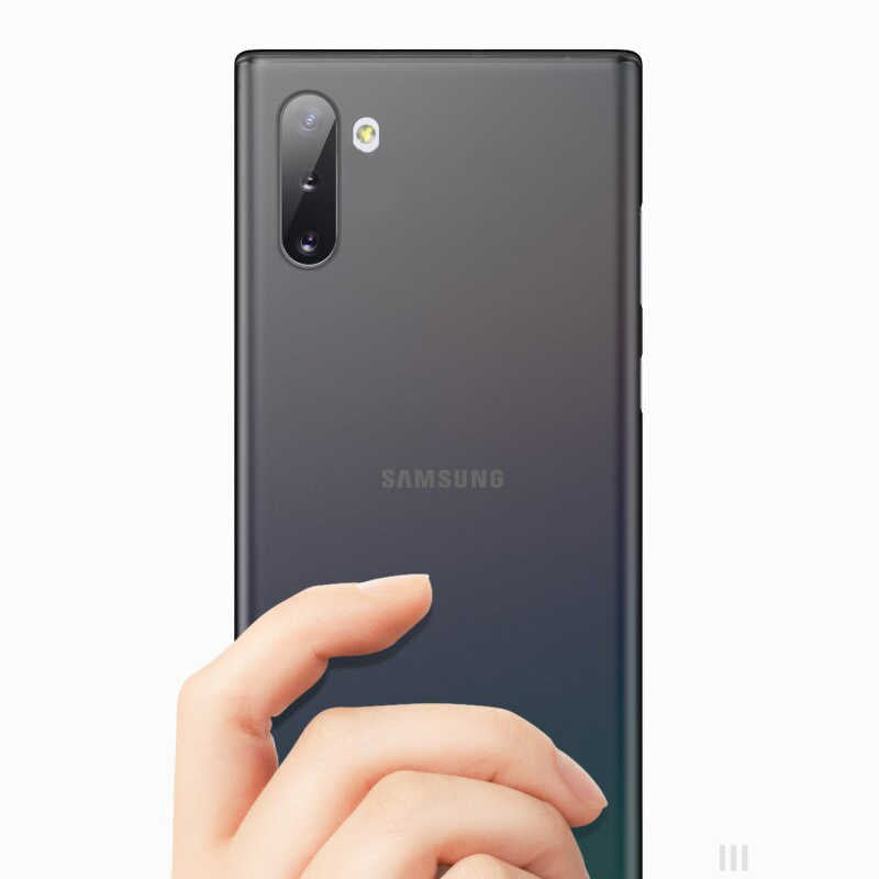 Galaxy Note 10 Kılıf Benks Lollipop Protective Kapak Transparan Siyah