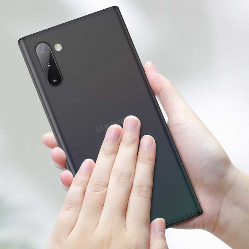 Galaxy Note 10 Kılıf Benks Lollipop Protective Kapak Transparan Beyaz