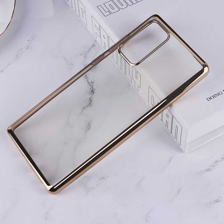 Galaxy Note 20 Benks Magic Glitz Ultra-Thin Transparent Protective Soft Kapak Siyah