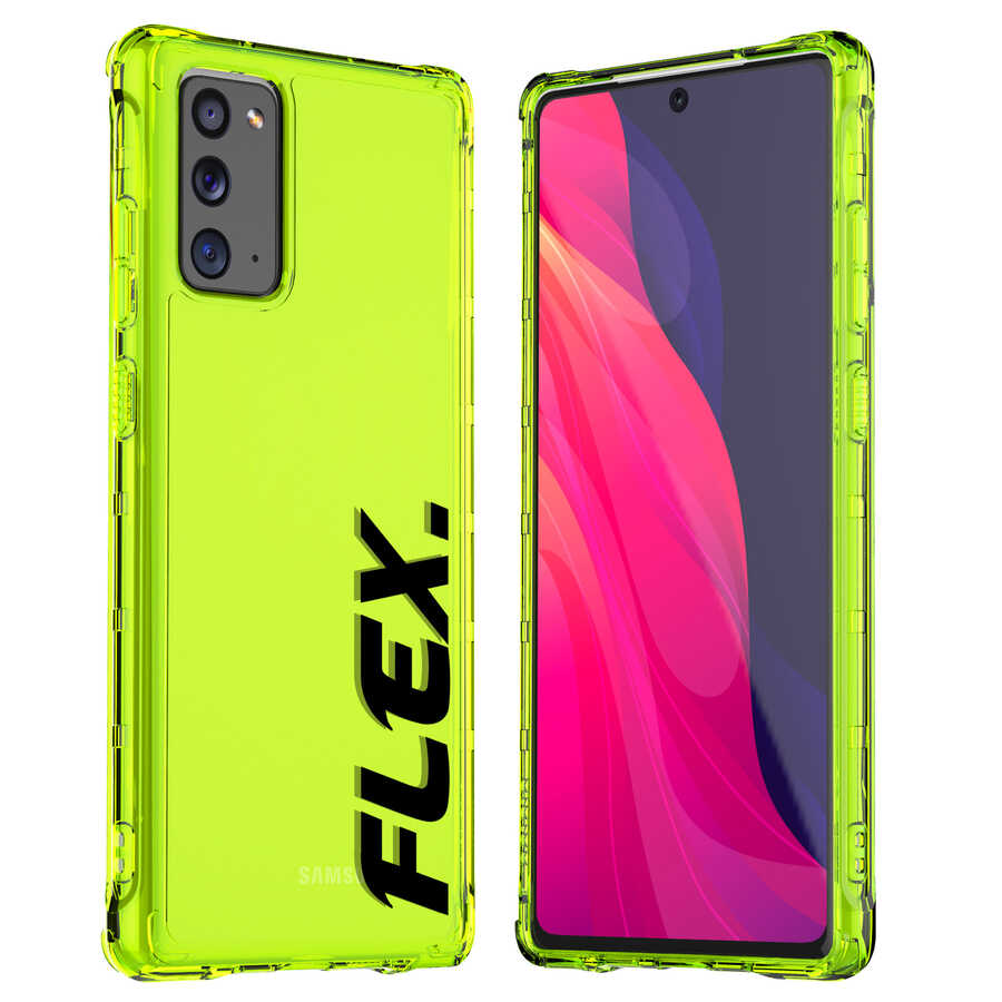 Galaxy Note 20 Kılıf Araree Lettering Kapak Turuncu