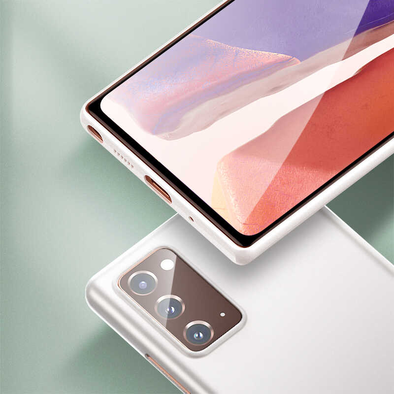 Galaxy Note 20 Kılıf Benks Lollipop Protective Kapak Transparan Siyah