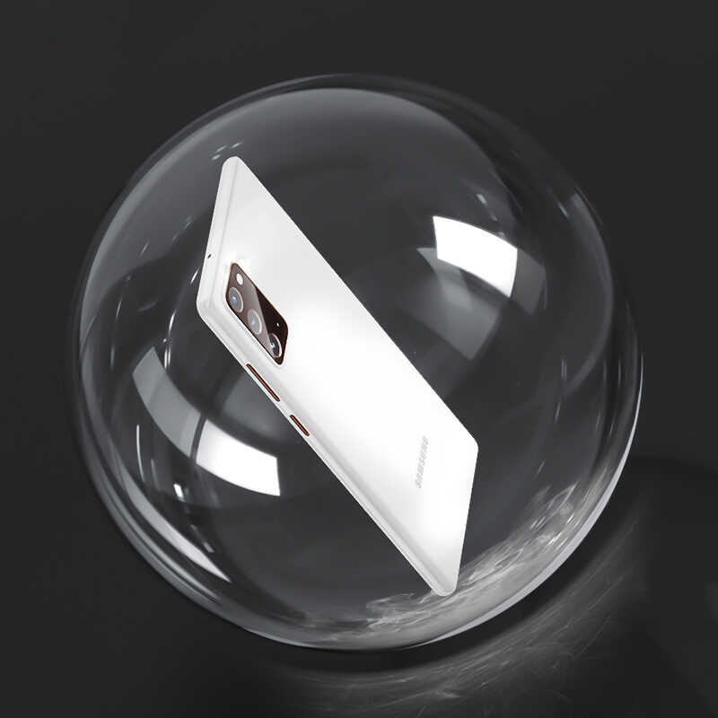 Galaxy Note 20 Kılıf Benks Lollipop Protective Kapak Transparan Siyah