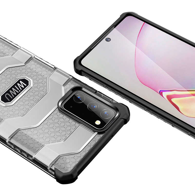 Galaxy Note 20 Kılıf Wiwu Voyager Kapak Siyah