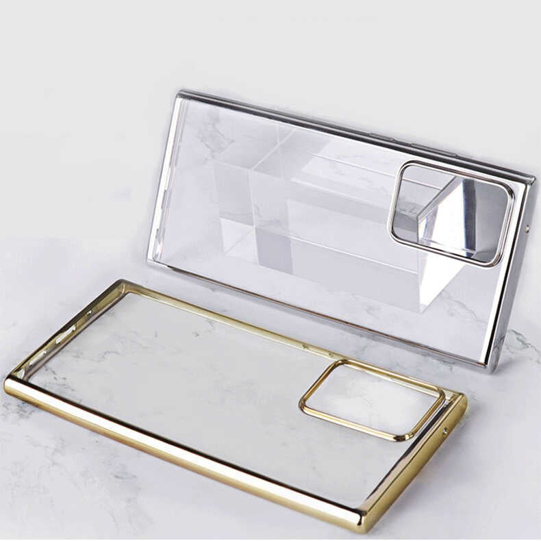 Galaxy Note 20 Ultra Benks Magic Glitz Ultra-Thin Transparent Protective Soft Kapak Siyah