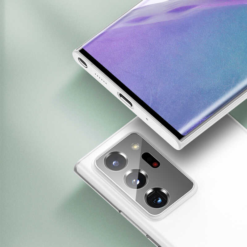 Galaxy Note 20 Ultra Kılıf Benks Lollipop Protective Kapak Beyaz