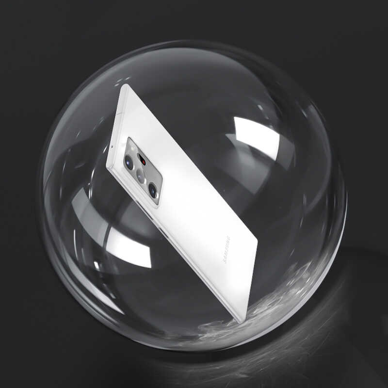 Galaxy Note 20 Ultra Kılıf Benks Lollipop Protective Kapak Transparan Siyah