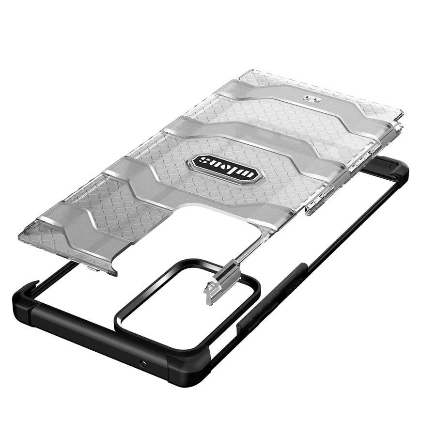 Galaxy Note 20 Ultra Kılıf Wlons Mit Kapak Siyah