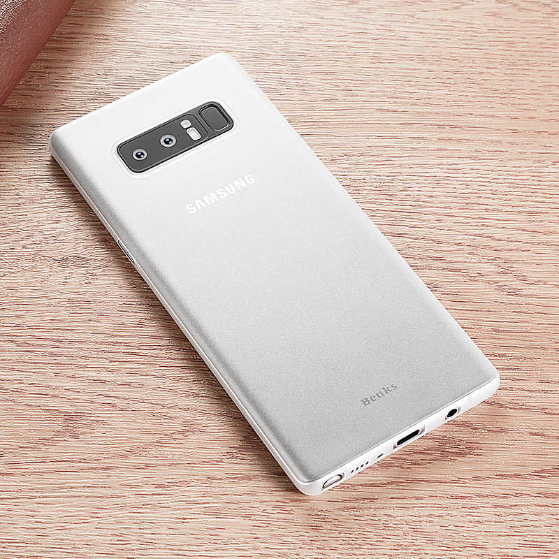 Galaxy Note 8 Kılıf Benks Lollipop Protective Kapak Transparan Siyah