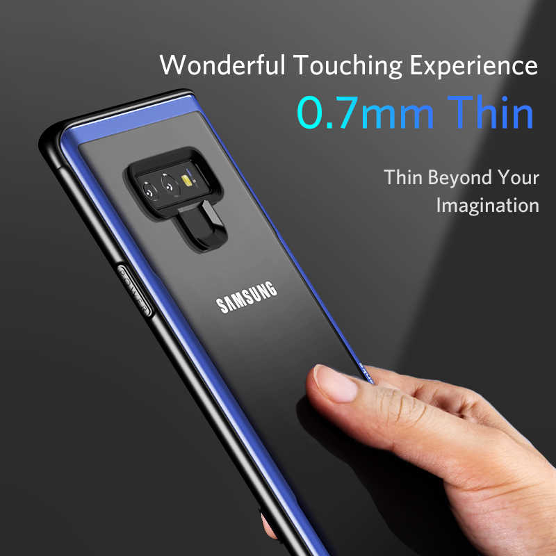 Galaxy Note 9 Kılıf Benks Magic Shiny Glass Siyah
