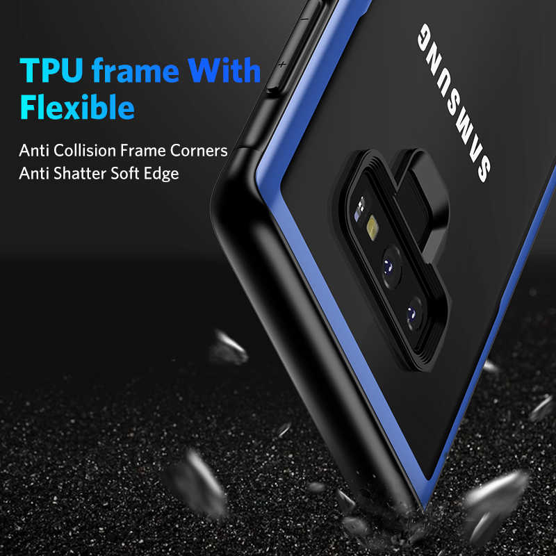 Galaxy Note 9 Kılıf Benks Magic Shiny Glass Siyah