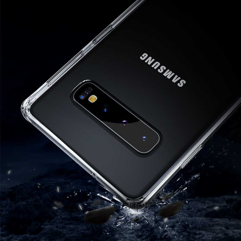 Galaxy S10 Plus Kılıf Benks Magic Crystal Clear Glass Kapak Renksiz