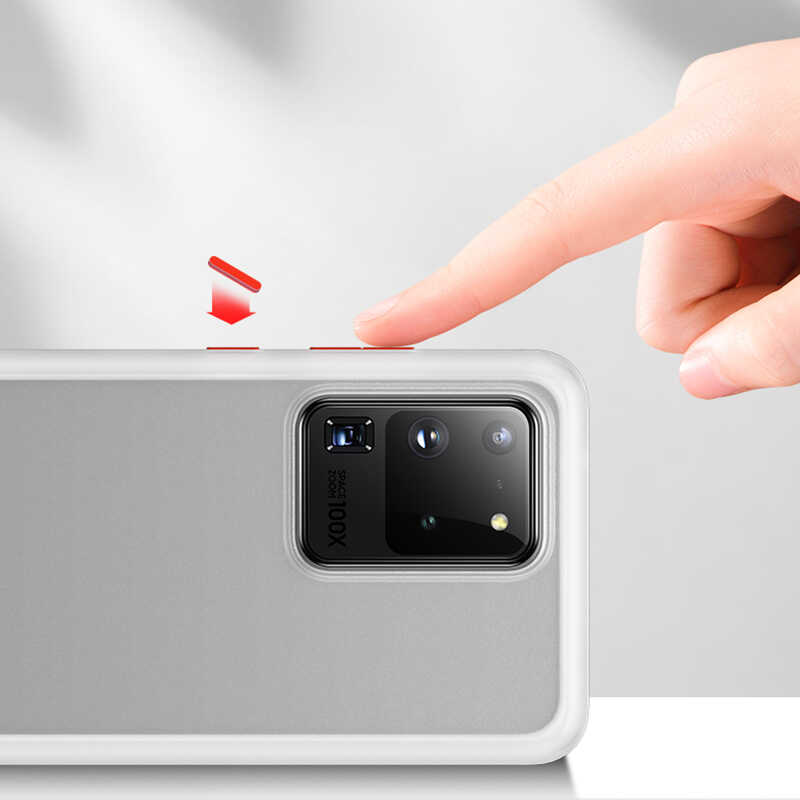 Galaxy S20 Ultra Kılıf Benks Magic Smooth Drop Resistance Kapak Siyah