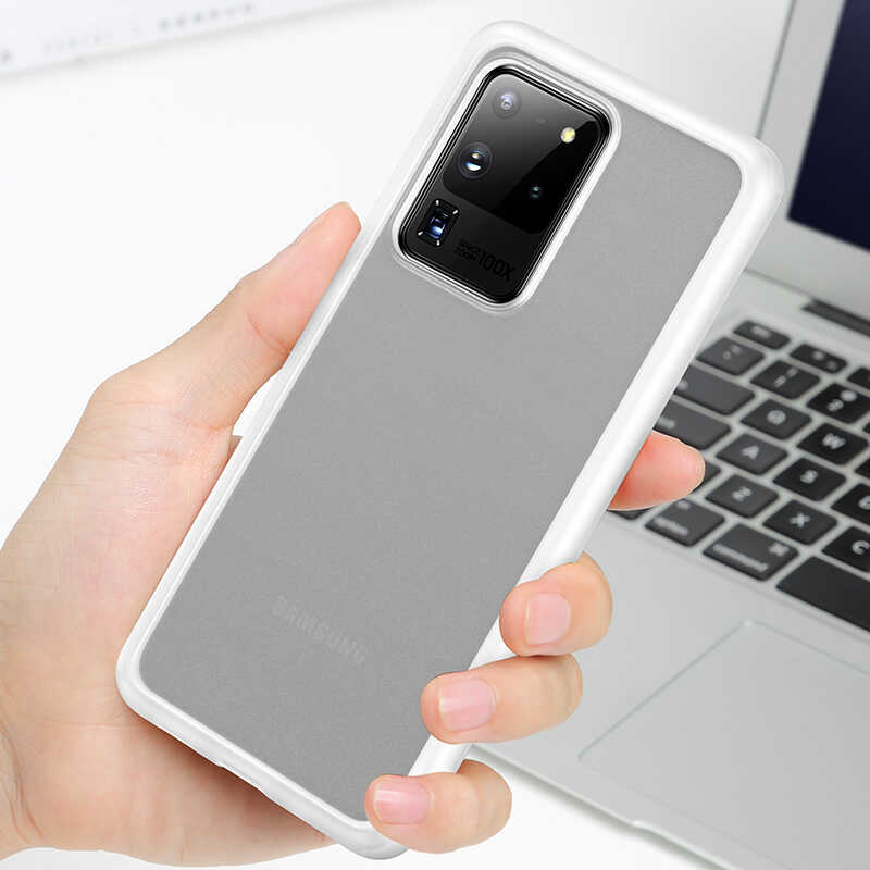 Galaxy S20 Ultra Kılıf Benks Magic Smooth Drop Resistance Kapak Siyah