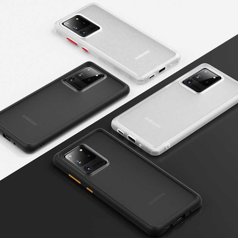 Galaxy S20 Ultra Kılıf Benks Magic Smooth Drop Resistance Kapak Siyah