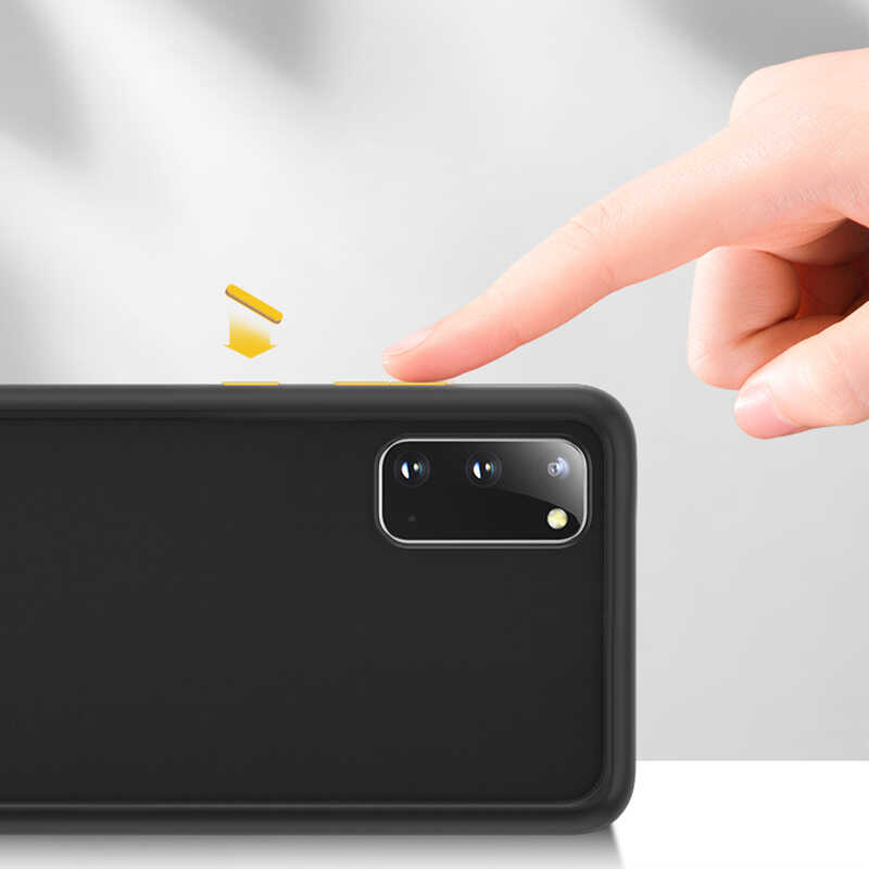 Galaxy S20 Kılıf Benks Magic Smooth Drop Resistance Kapak Siyah