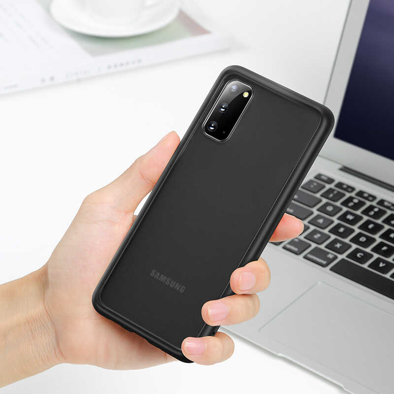 Galaxy S20 Kılıf Benks Magic Smooth Drop Resistance Kapak Beyaz